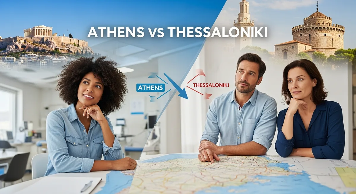 Athens vs Thessaloniki IVF 2026 — Costs & Truth | MedCover